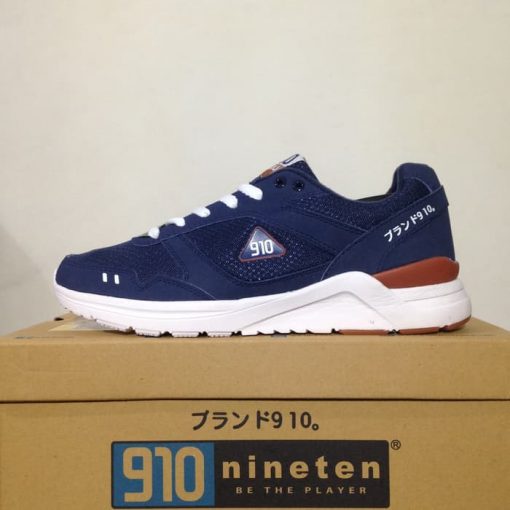 Sepatu Running/Lari Nineten Chiru Navy Brown 11210052451 Original BNIB  Murah