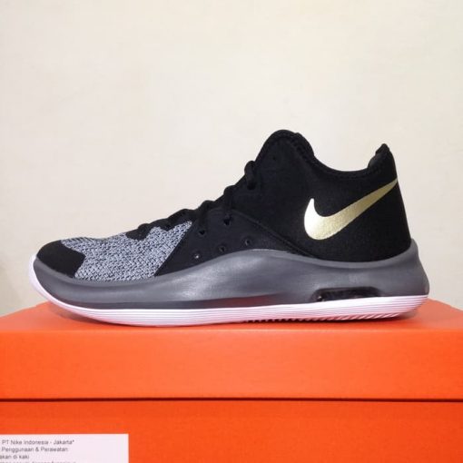 Sepatu Basket Nike Air Versitile III Black Dark Grey AO4430-005 Original  Murah