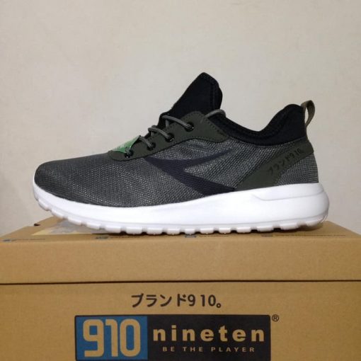 Sepatu Running/Lari Nineten Yasei Olive White 11C00005601 Original  Murah