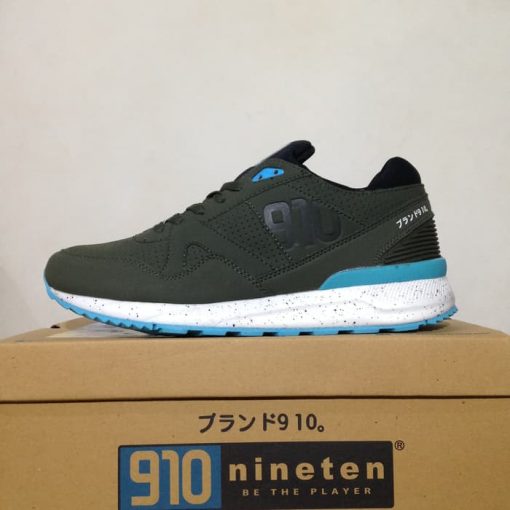 Sepatu Running/Lari Nineten Hatsuhi Olive Blue 11C00003671 Original  Murah