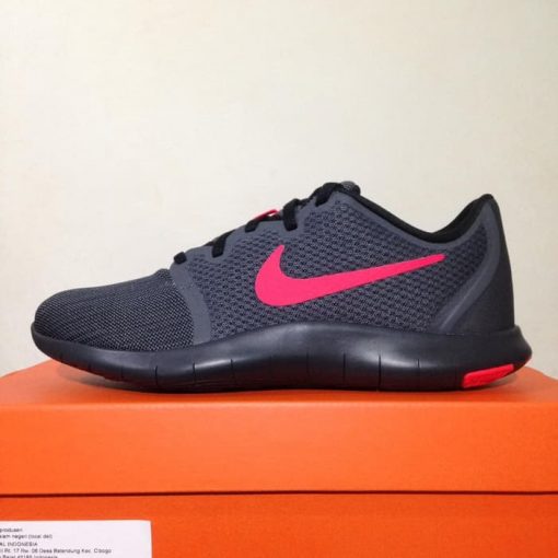 Sepatu Running/Lari Nike Flex Contact 2 Dark Grey Red AA7398-016 Original  Murah