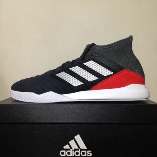 Sepatu Futsal Adidas Predator 19.3 TR Solid Grey White D97967 Original  Murah