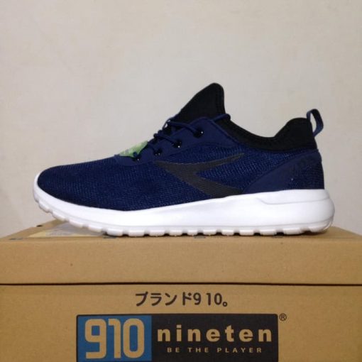 Sepatu Running/Lari Nineten Yasei Navy White 11C00005701 Original BNIB  Murah