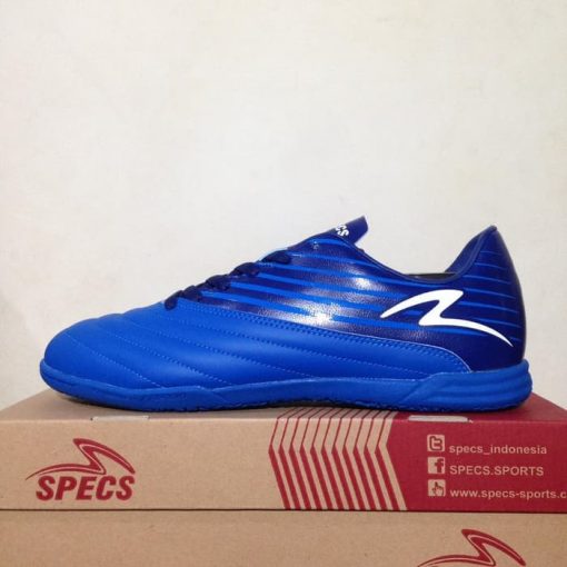 Sepatu Futsal Specs Barricada Genoa 19 IN Galaxy Blue Tulip 400819 Original  Murah