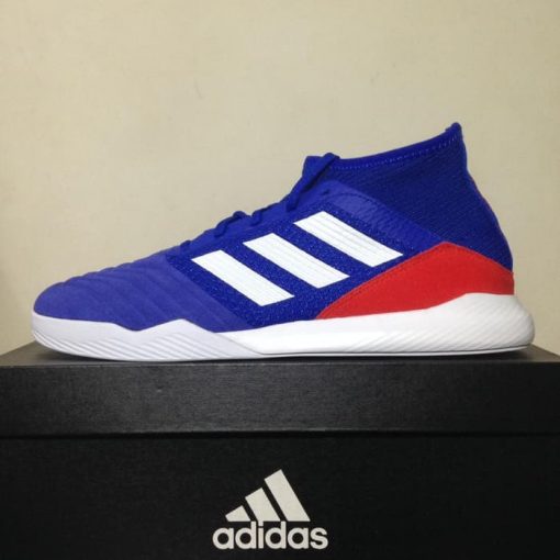 Sepatu Futsal Adidas Predator 19.3 TR Bold Blue White BB9086 Original  Murah