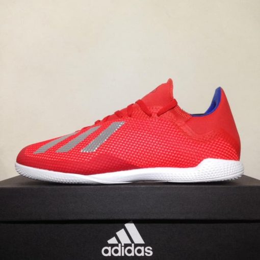 Sepatu Futsal Adidas X 18.3 IN Actred Silver BB9392 Original BNIB  Murah