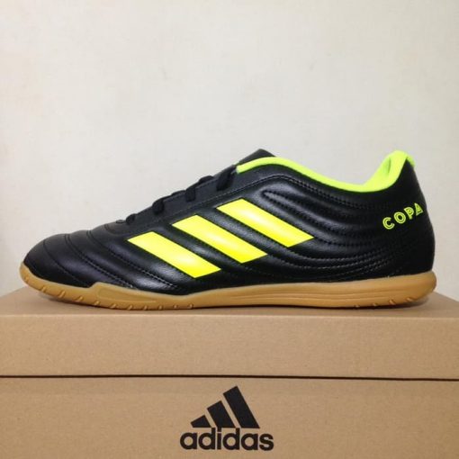 Sepatu Futsal Adidas Copa 19.4 IN Black Yellow BB8098 Original BNIB  Murah