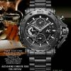 Jam Tangan Pria  Alexandre Christie AC 9205 original full black Murah