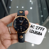 Jam Tangan Alexandre Christie Wanita AC 2777 AC2777 Rosegold Black Original