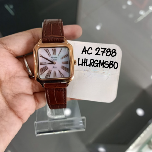 Jam Tangan Alexandre Christie Wanita AC 2788 AC2788 Rosegold Brown Original