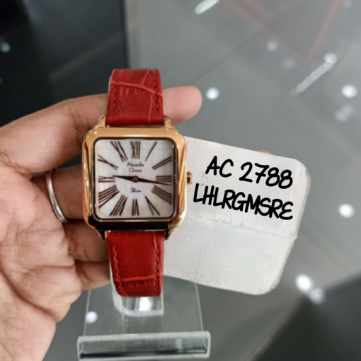 Jam Tangan Alexandre Christie Wanita AC 2788 AC2788 Rosegold Red Original