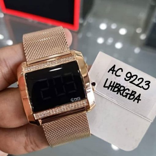 Jam Tangan Alexandre Christie Wanita AC 9223 AC9223 Digital Rosegold Original