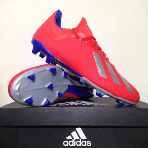 Sepatu Bola Adidas X 18.3 FG Actred Silver BB9367 Original BNIB Murah