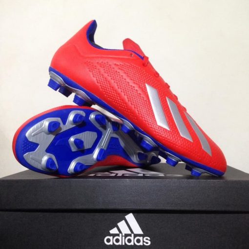 Sepatu Bola Adidas X 18.4 FG Actred Silver BB9376 Original BNIB Murah