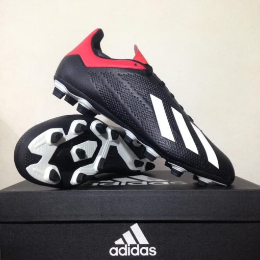 Sepatu Bola Adidas X 18.4 FG Black Active Red BB9375 Original BNIB Murah