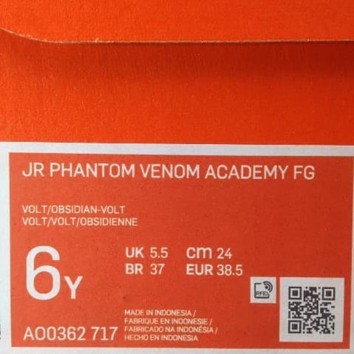 Jual Sepatu  Bola  Anak Nike  JR  Phantom Venom Academy FG 