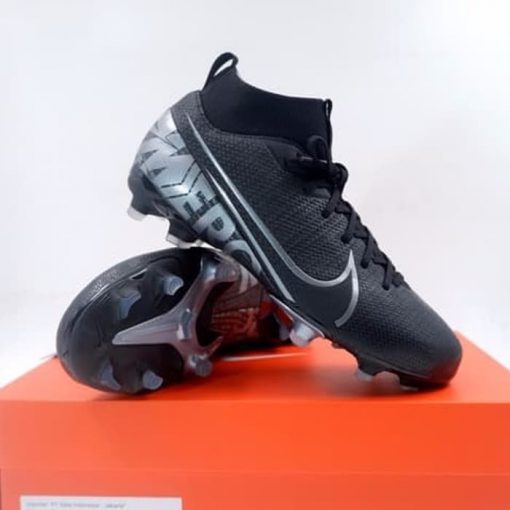 Sepatu Bola Anak Nike JR Superfly 7 Academy FG/MG Black AT8120-001 Original Murah