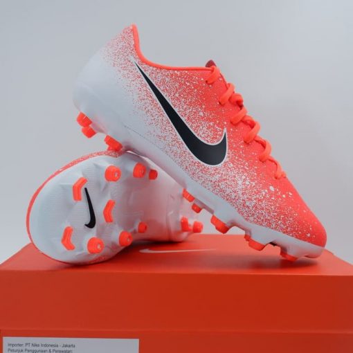 Sepatu Bola Anak Nike JR Vapor 12 Acdmy GS MG Crimson White AH7347-801 Murah