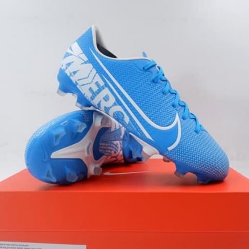 Sepatu Bola Anak Nike JR Vapor 13 Academy FG/MG Blue AT8123-414 Original Murah