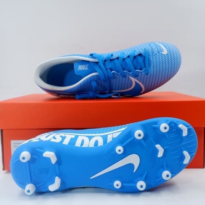 Jual Sepatu  Bola Anak  Nike JR Vapor 13 Club FG MG Blue 