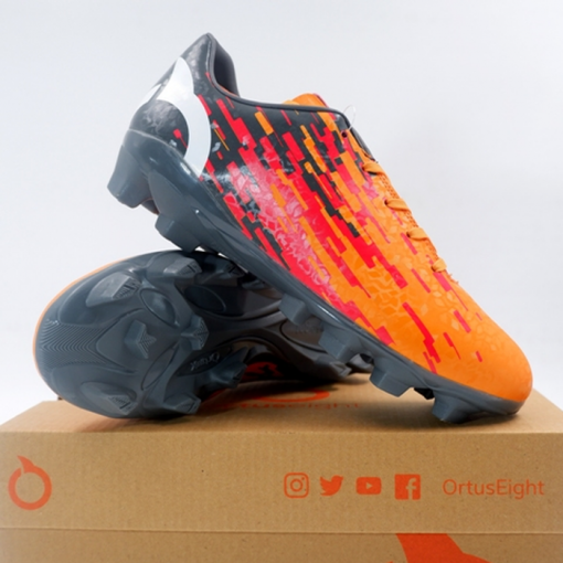 Sepatu Bola Anak OrtusEight Blizzard FG JR Tangerine Grey 11010086 Original Ortus Eight Murah