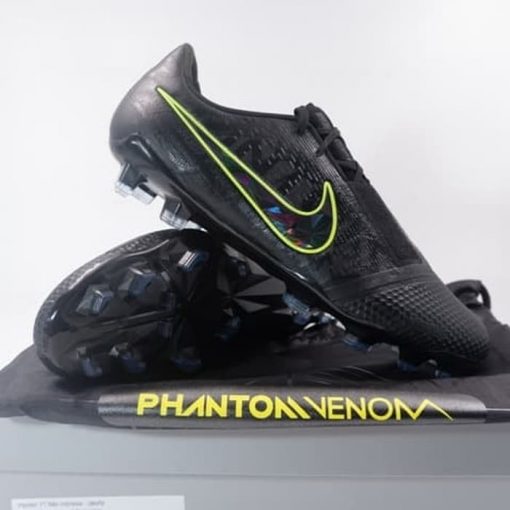 Sepatu Bola Nike Phantom Venom Elite FG Black Volt AO7540-007 Original Murah