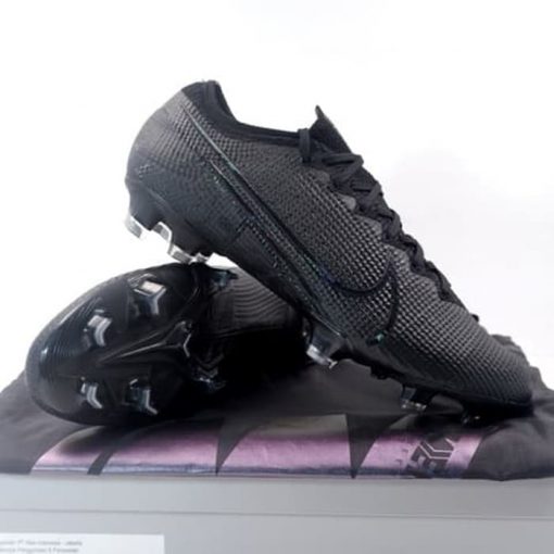 Sepatu Bola Nike Vapor 13 Elite FG Black Matte MTLC AQ4176-001 Ori Murah