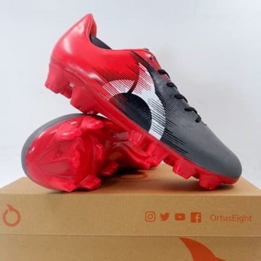 Sepatu Bola OrtusEight Blaze FG Charcoal Black Ortred 11010097 Original Ortus Eight Murah