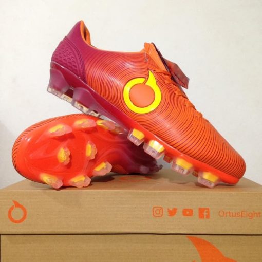 Sepatu Bola OrtusEight Catalyst Oracle FG Ortrange Red 11010021 Original Ortus Eight Murah