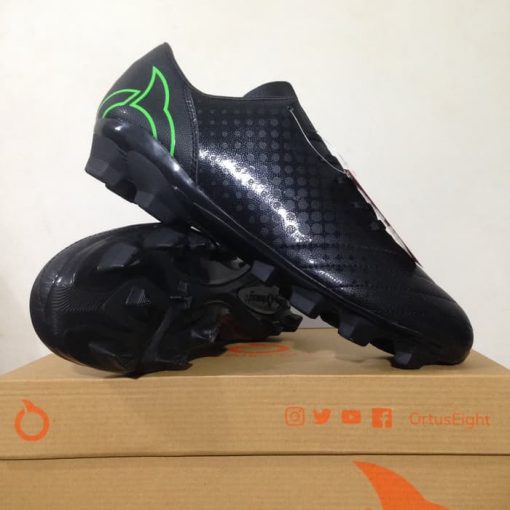 Sepatu Bola OrtusEight Utopia FG Black Fluo Green 11010026 Original Ortus Eight Murah