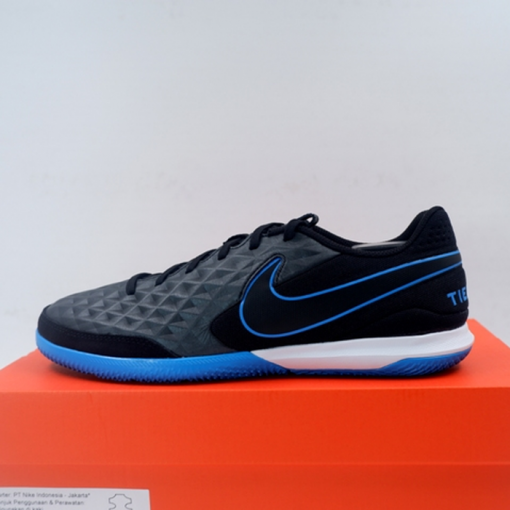 Sepatu Futsal Nike Legend 8 Academy IC Black Blue Hero AT6099-004 Original Murah