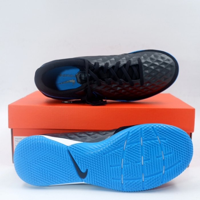 Jual Sepatu  Futsal  Nike  Legend 8 Academy IC Black Blue 