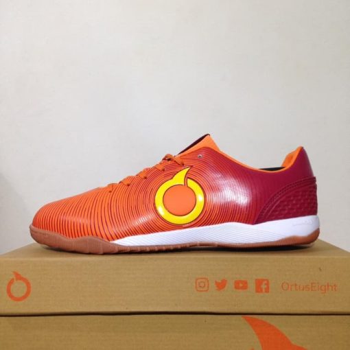 Sepatu Futsal OrtusEight Catalyst Oracle IN Ortrange Red 11020021 Original Ortus Eight Murah