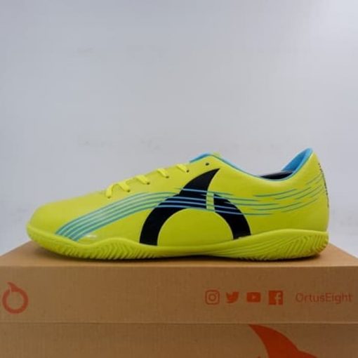 Sepatu Futsal OrtusEight Horizon IN Fluo Green Black 11020116 Original Ortus Eight Murah