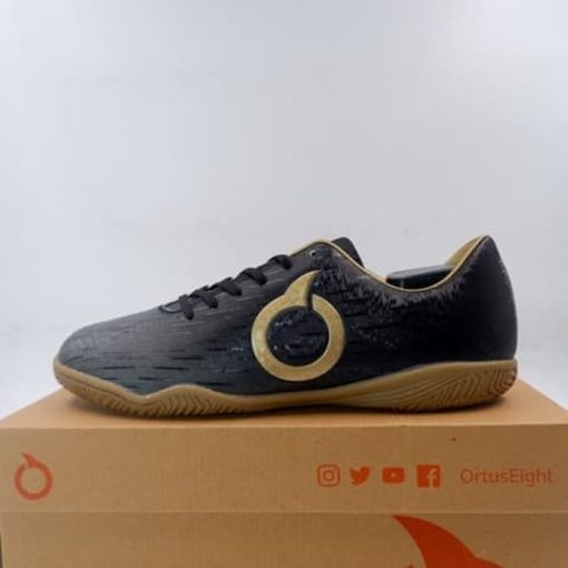 Sepatu Futsal OrtusEight Plasma IN Dark Graphite Gold 11020119 Original Ortus Eight Murah