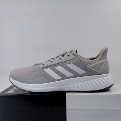 Sepatu Running/Lari Adidas Duramo 9 Grey White EE7923 Original BNIB Murah