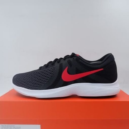 Sepatu Running/Lari Nike Revolution 4 Black Red Grey 908988-011 Original Murah