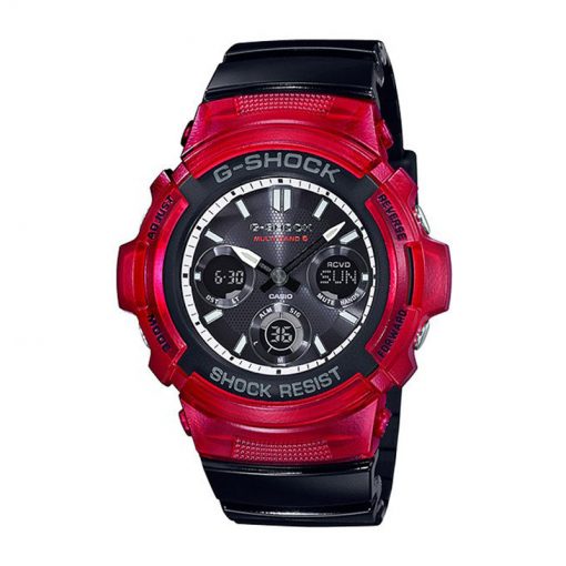 Jam Tangan Pria Casio G-Shock AWG-M100SRB-4ADR Original Murah