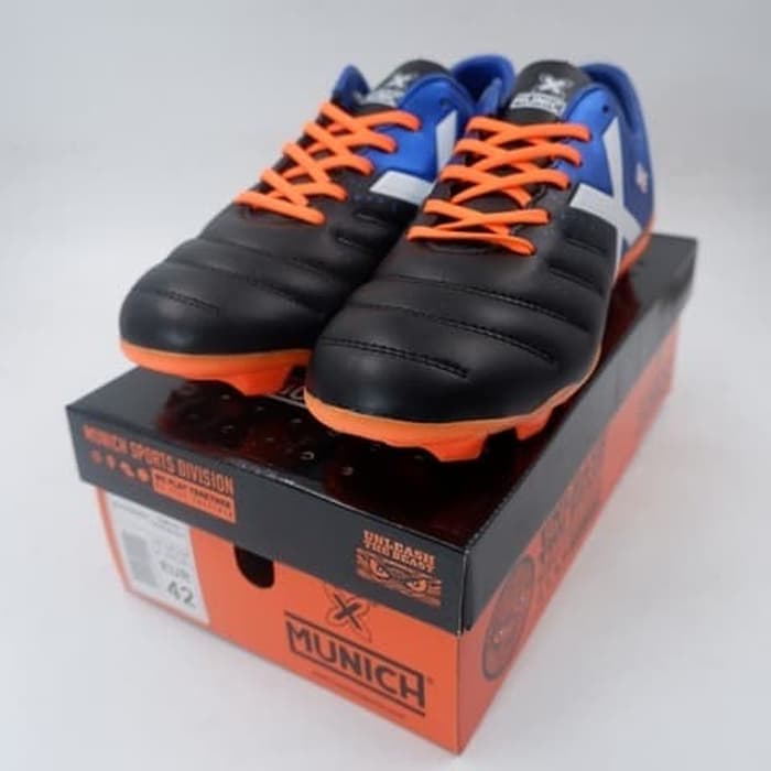 Jual Sepatu  Bola  Munich One FG Royal Black MUFW0806BU 