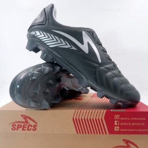 Sepatu Bola Specs Azteca FG Gun Metal Grey Silver 101156 Original BNIB Murah