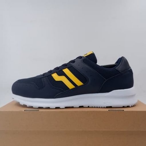 Sepatu Casual Piero Krooger Navy Yellow White P20752 Original BNIB Murah