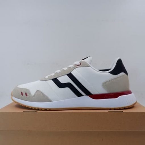 Sepatu Casual Piero RLX Pro White Black Red P10650 Original BNIB Murah