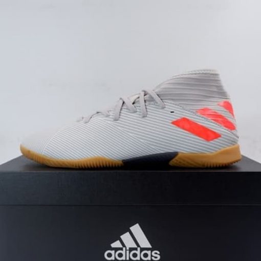 Sepatu Futsal Anak Adidas Nemeziz 19.3 IN JR Grey Two EF8304 Original Murah