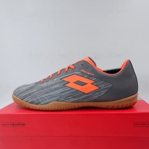 Sepatu Futsal Lotto Solista 700 III ID Cool Gray 7C 211641-5JK Ori Murah