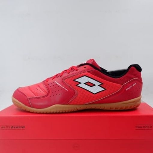 Sepatu Futsal Lotto Tacto 500 IV Cliff Red Toreador 210748-5BO Ori Murah