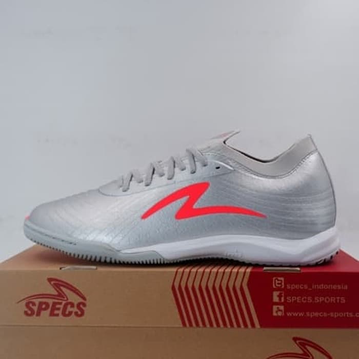  Jual  Sepatu  Futsal  Specs Acc Lighspeed II IN Silver Fiery 