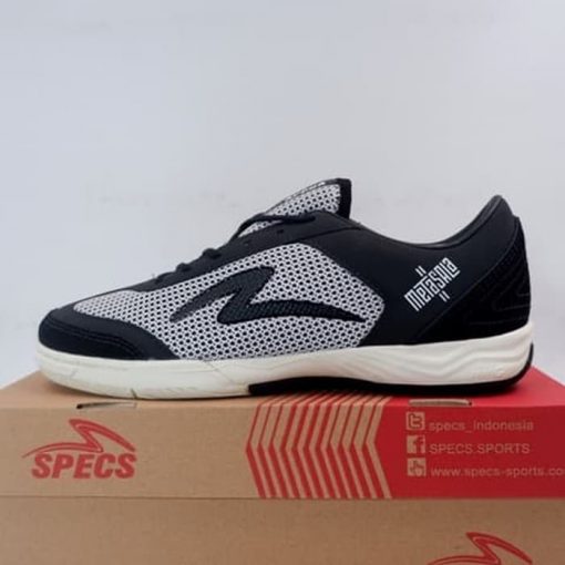 Sepatu Futsal Specs Metasala Rival Black Off White Gum 401015 Original Murah