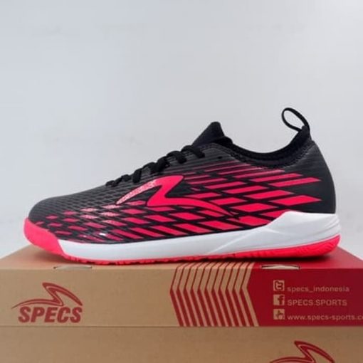 Sepatu Futsal Specs Swervo Venero IN Black Diva Pink 401194 Original Murah