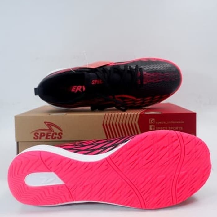 Jual Sepatu  Futsal  Specs  Swervo Venero IN Black Diva Pink  