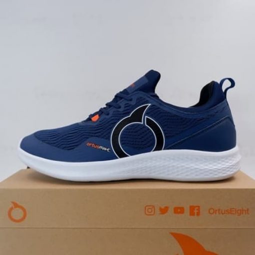 Sepatu Lari/Running OrtusEight Cereza Navy White 11030043 Original Murah